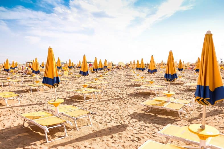 Lido Beach, a family-friendly spot in Venice