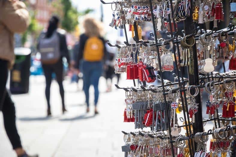 shopping and exploring Camden Market in London