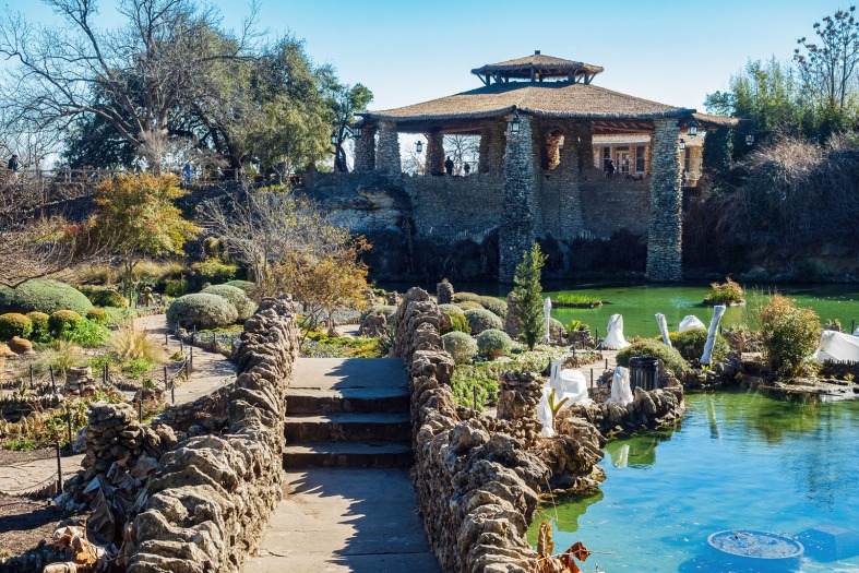 serene view of the Japanese Tea Garden in San Antonio