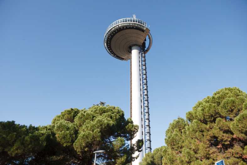 a tower in madrid that you can access for amazing views