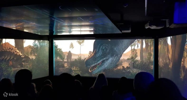 families in Queenstown watching the time tripper show