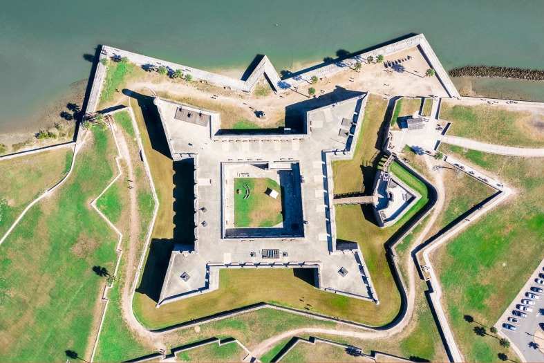 An old fortification in St Augustine