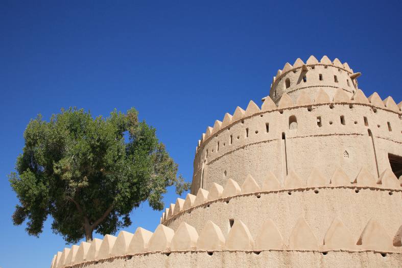 The historic remains of the Al Ain fort are popular when visiting Abu Dhabi with teenagers