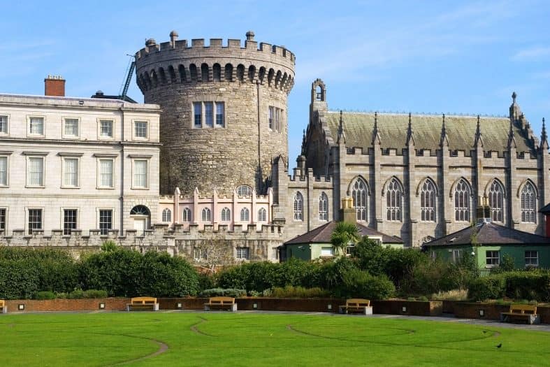 a visit to a castle in Dublin with teenagers
