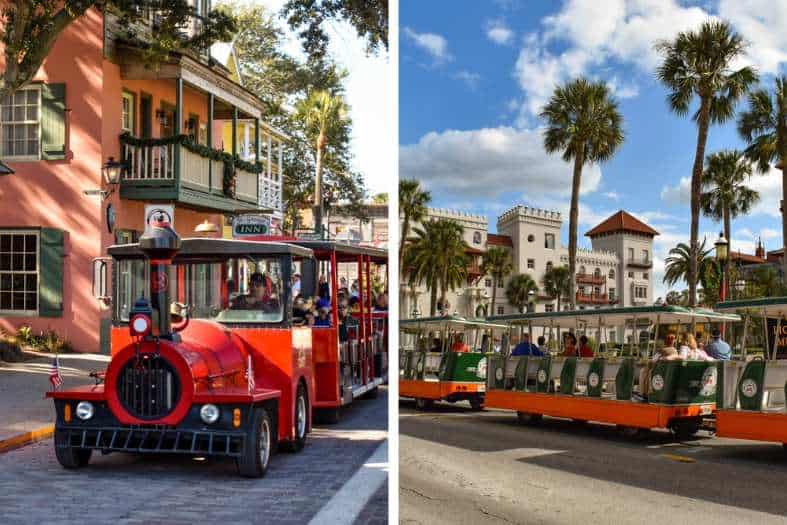 a collage of a train and a train