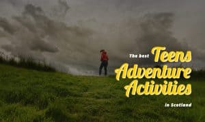 a teenagers exploring Scotland