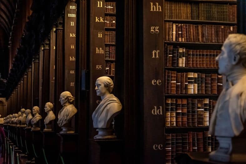 the Old Library at Trinity College