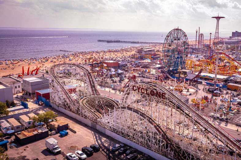 The Coney Island theme park in New York