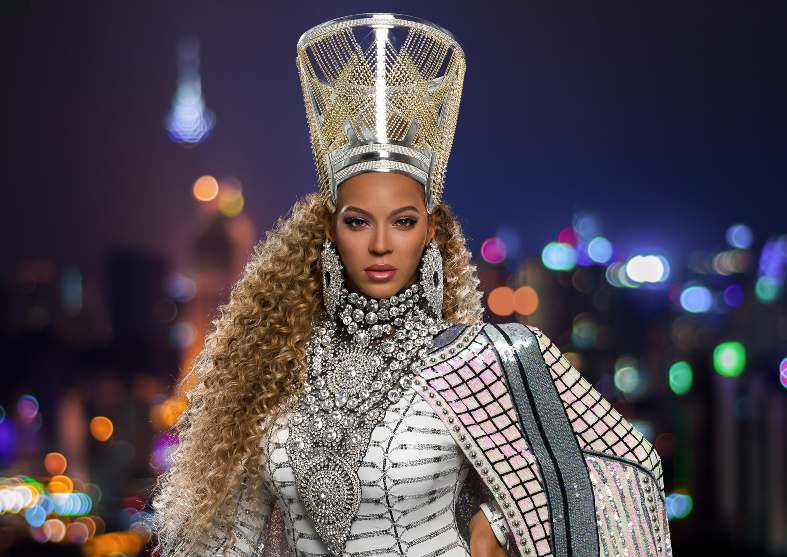 Beyonce wax figure at Madame Tussauds in New York
