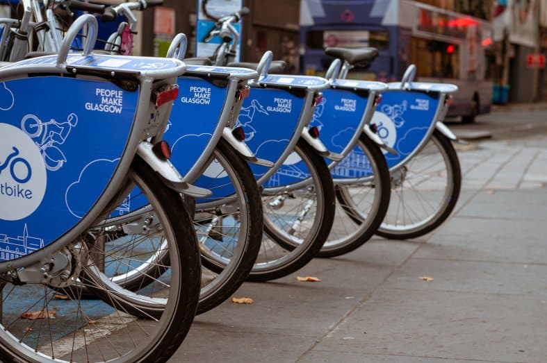 city rental bikes in Glasgow