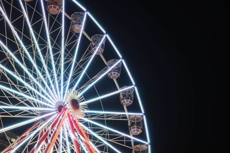 A ride on the Ferris Wheel things to do in Glasgow with teenagers