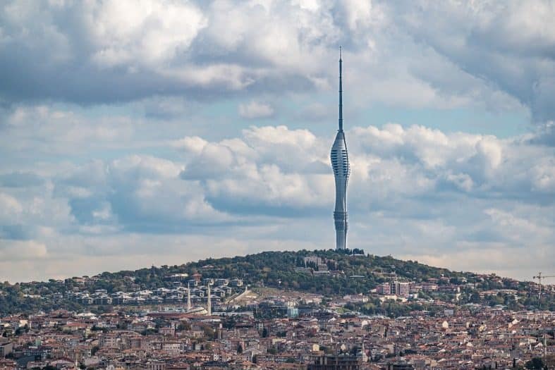 a tower in istanbul