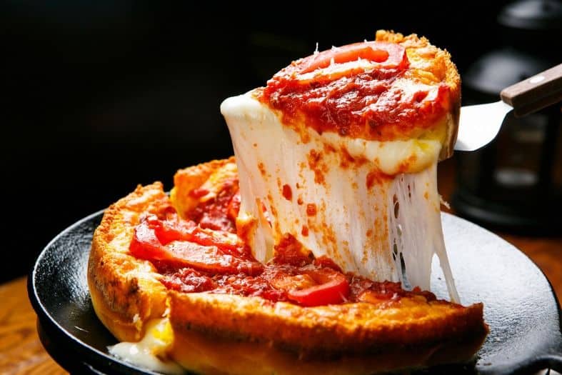 Chicago's Iconic Deep-Dish Pizza