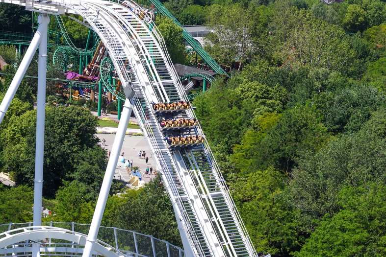 High speed ride at Canada wonderland