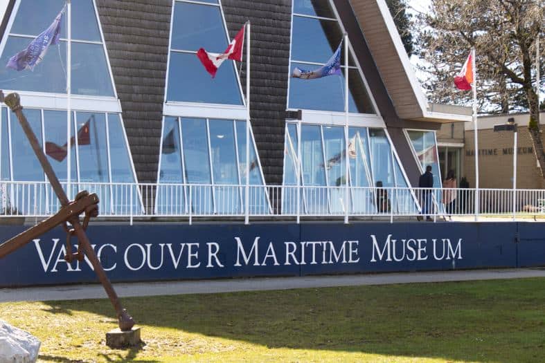 The vancouver maritime museum in Vancouver
