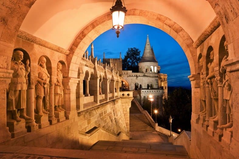spooky night at Buda Castle
