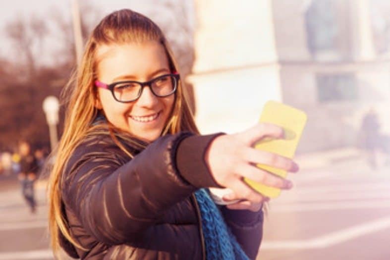 a teenage girl in Budapest