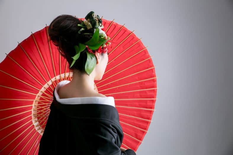 a Japanese Courtesan photoshoot