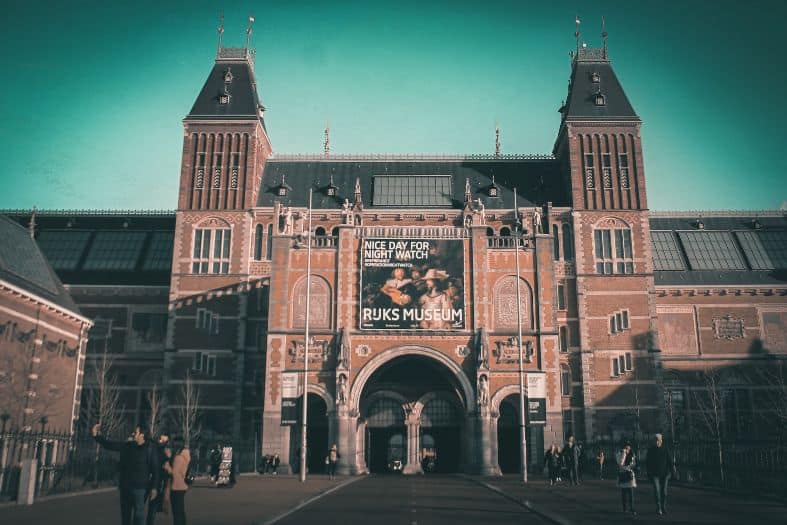 The Rijksmuseum in Amsterdam