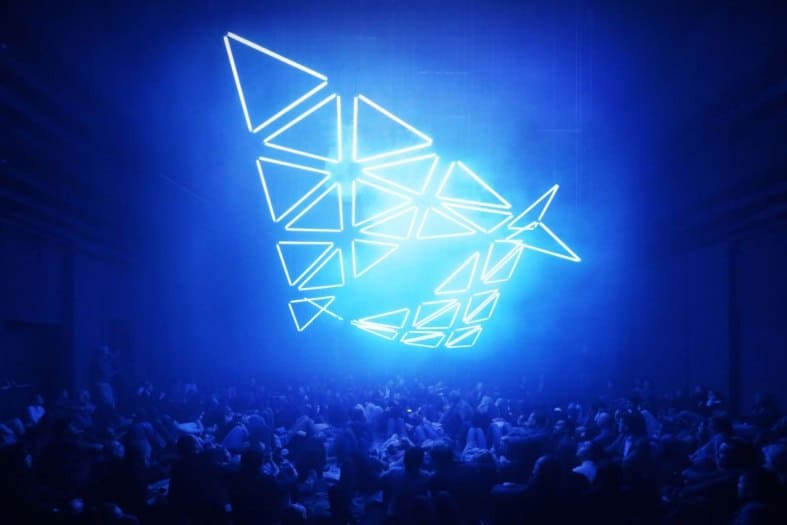 thought-provoking installation titled 'Dark Matter' in Berlin