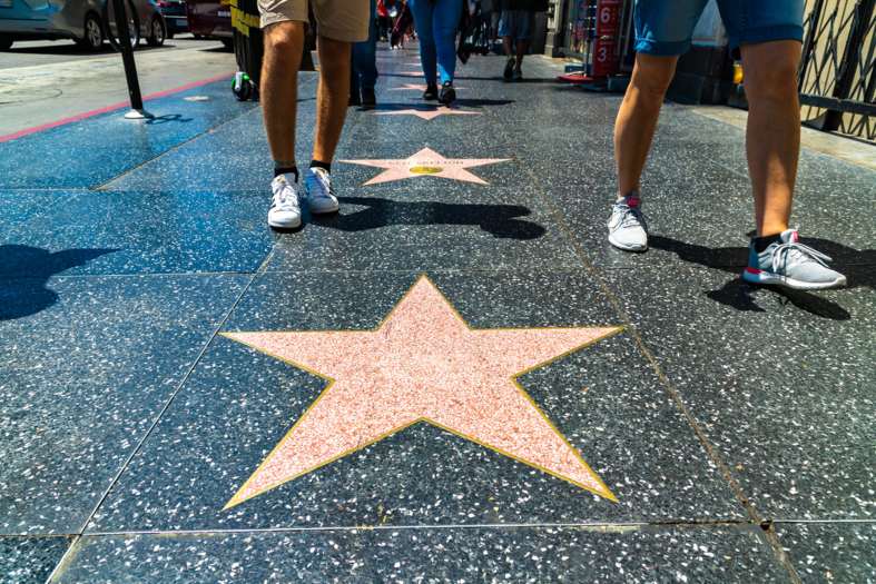 the famous hollywood walk of fame