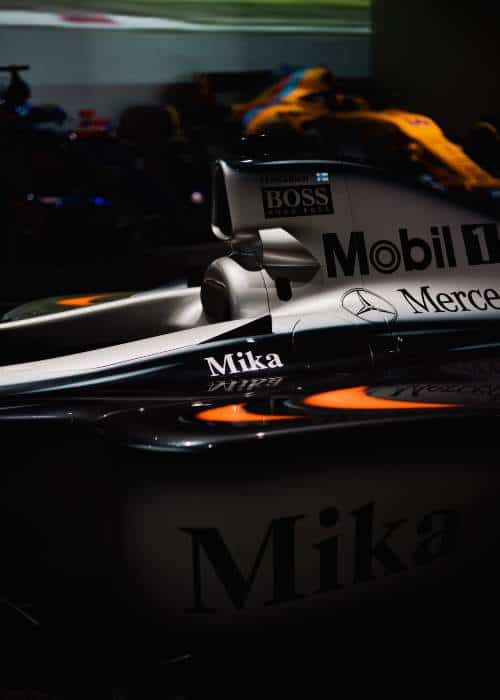 F1 car on display at the Petersen Automotive Museum
