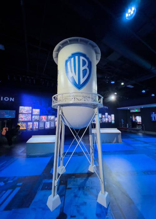 Inside the Warner Bros studios in Los Angeles on a tour