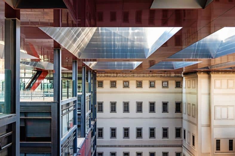 teenager loves exploring the avant-garde exhibits at the Madrid Museum of Contemporary Art