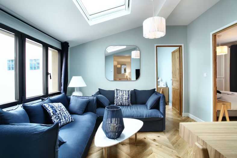 Interior of an apartment in Montmartre Paris