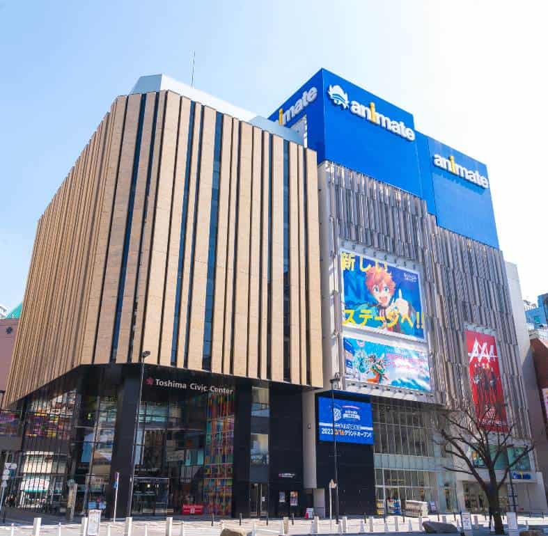 The bustling and vibrant Animate store in Tokyo, a haven for anime and manga enthusiasts, offering a wide range of merchandise and collectibles
