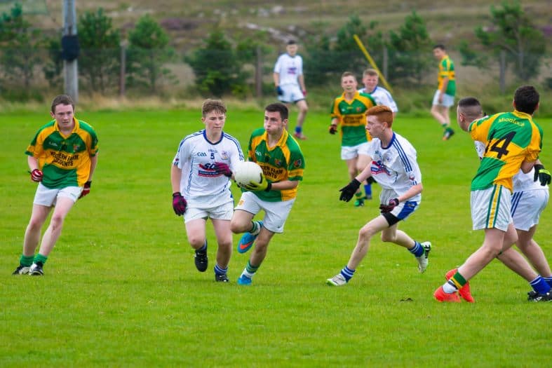 kids playing Gaelic football