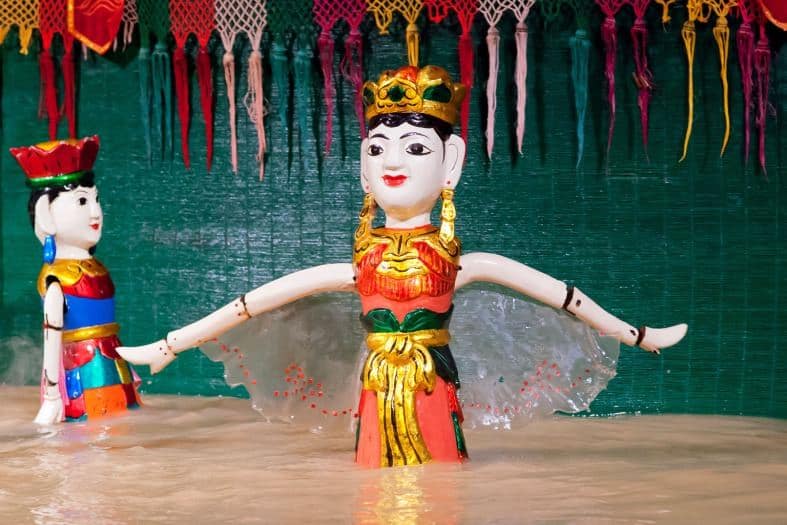 Traditional water puppetry performance in Ho Chi Minh City