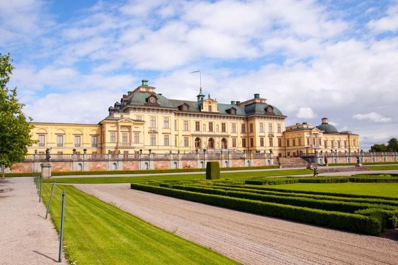 The home of the royal family of Sweden near Stockholm