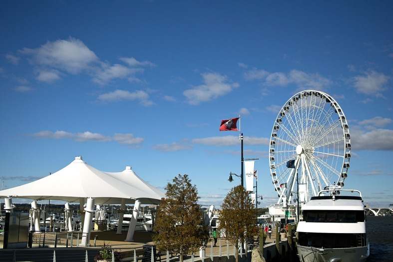 Ferris Wheel in Washington Dc by the water