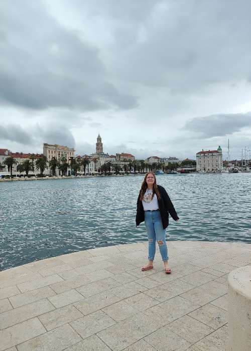 Marley Wyld from Wyld Family Travel exploring Split in May 2023