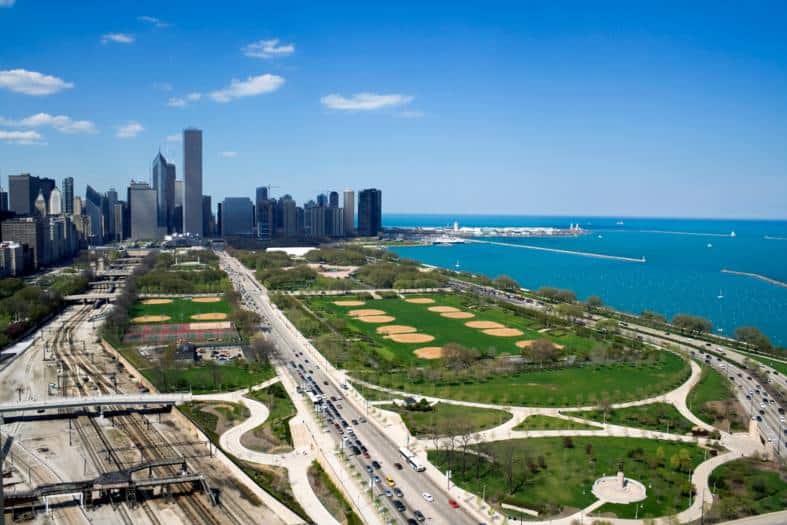 Serene Moments at Grant Park, Chicago