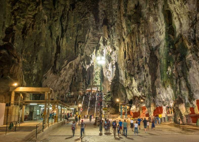 Exploring the Batu Caves just outside K.L