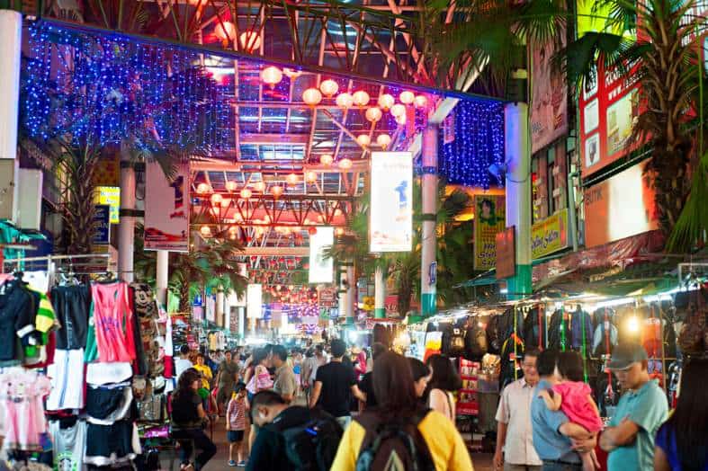 Exploring a night market in K.L