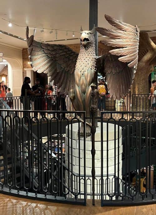 view of the Harry Potter Store in New York City