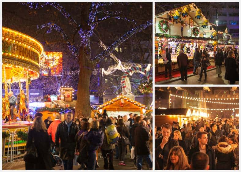 christmas festivities in London