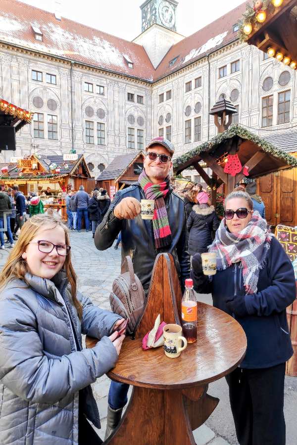 Munch Christmas market near the Munich Residence