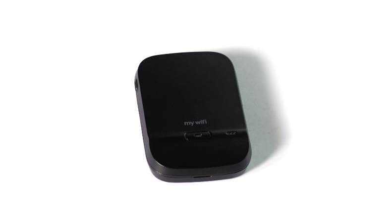a small hotspot modem for connecting to the internet