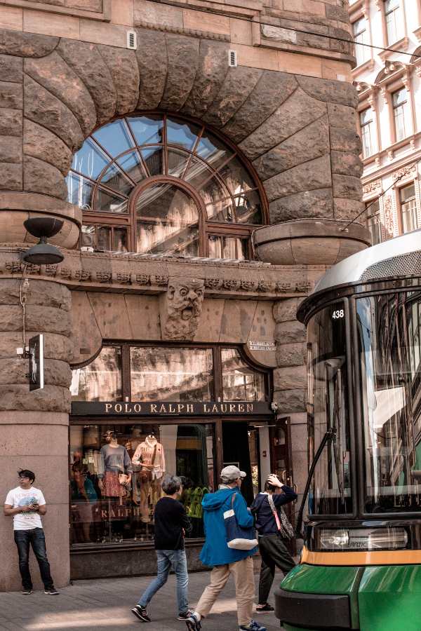 a shopping centre in Helsinki