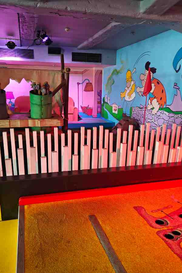Holy Moley mini golf in Auckland New Zealand.