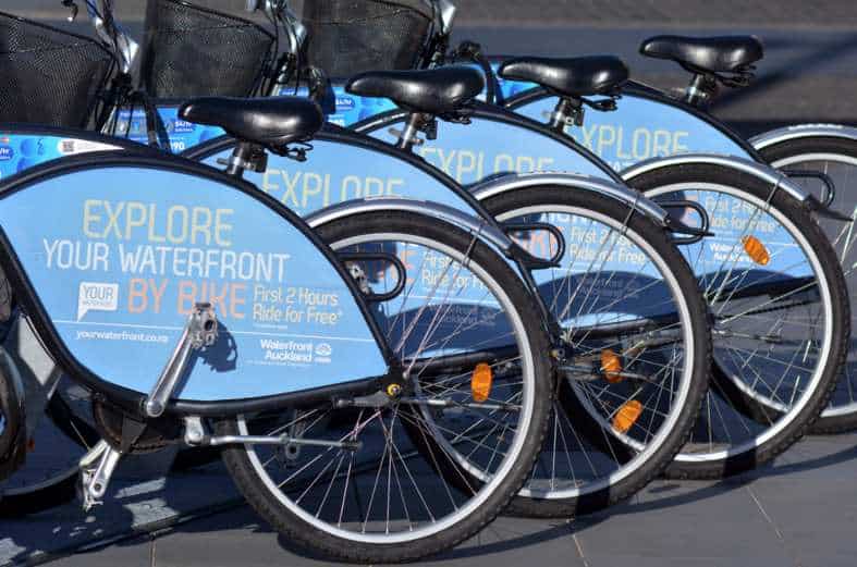 hire bikes in Auckland for sightseeing