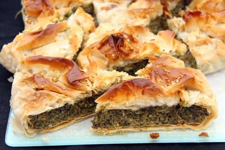 A Flakey pastry filled with meat