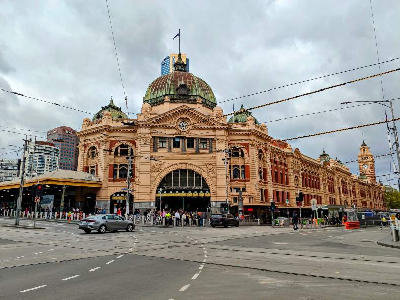 Flinders st Station in Melbourne Australia