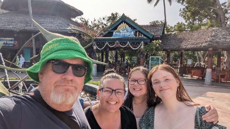 Mark is the parent it falls on to plan things to do on a family vacation when we travel with our 2 daughters