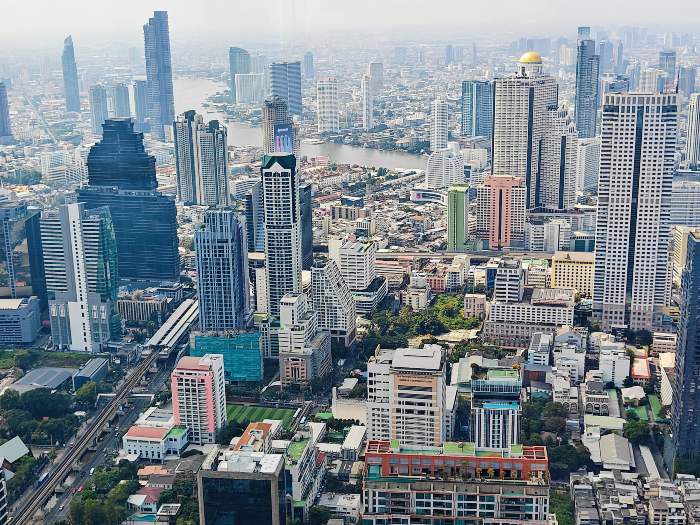 Bangkok Skyline from the Mahanakhon Tower